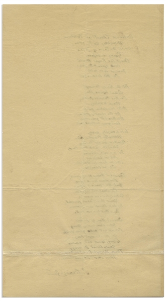 Sabine Baring-Gould Autograph Lyrics Signed to His Iconic Hymn, ''Onward, Christian Soldiers''